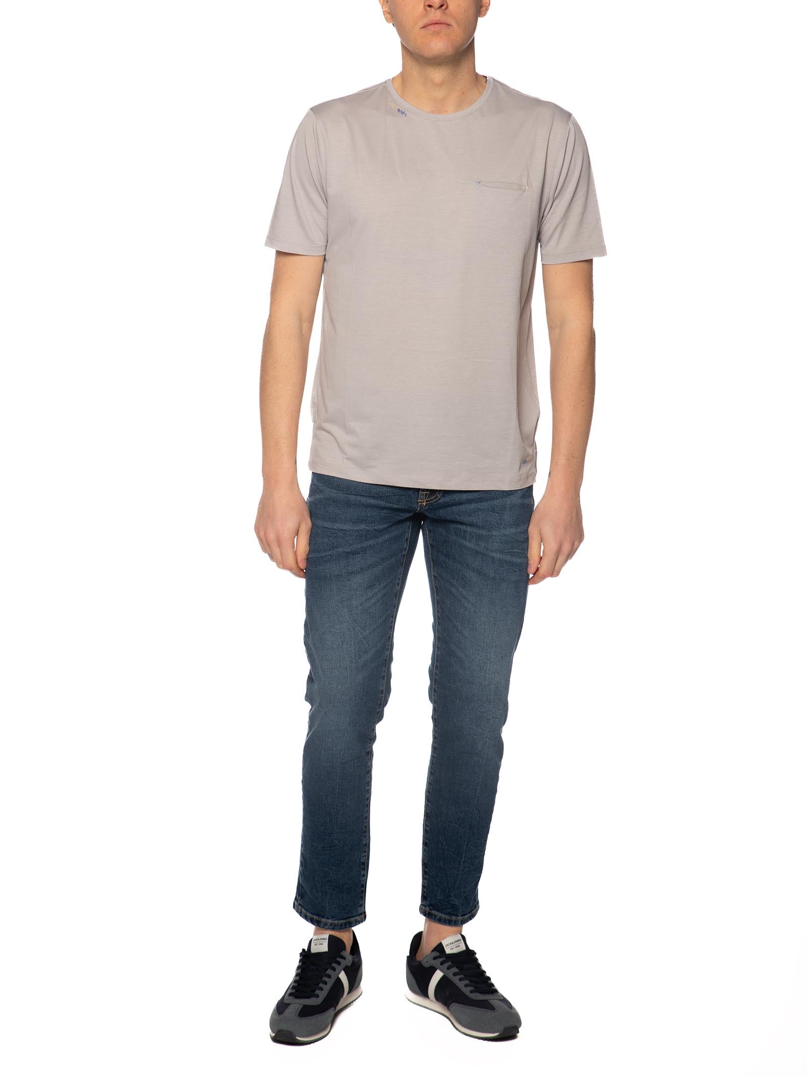 T-shirt Seinse Perla con taschino TE3322 PERLA SEINSE 