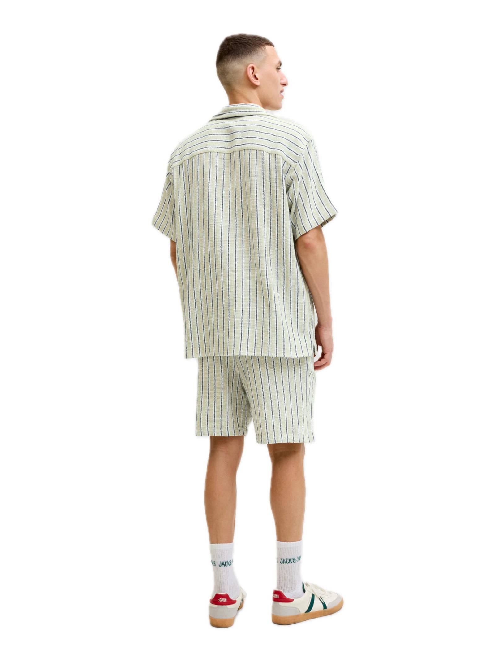 Camicia Jack & Jones Verde Coba a righe 12271060 /Tea JACK & JONES 