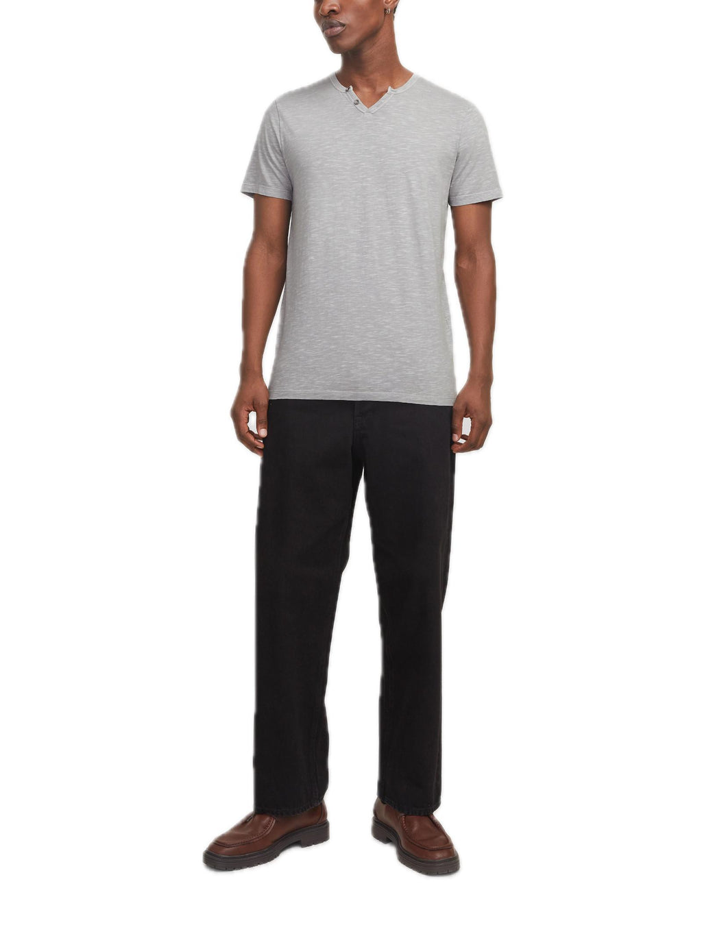 T-shirt Jack & Jones Grigio Serafino 12164972 /Ultimate Grey JACK & JONES 