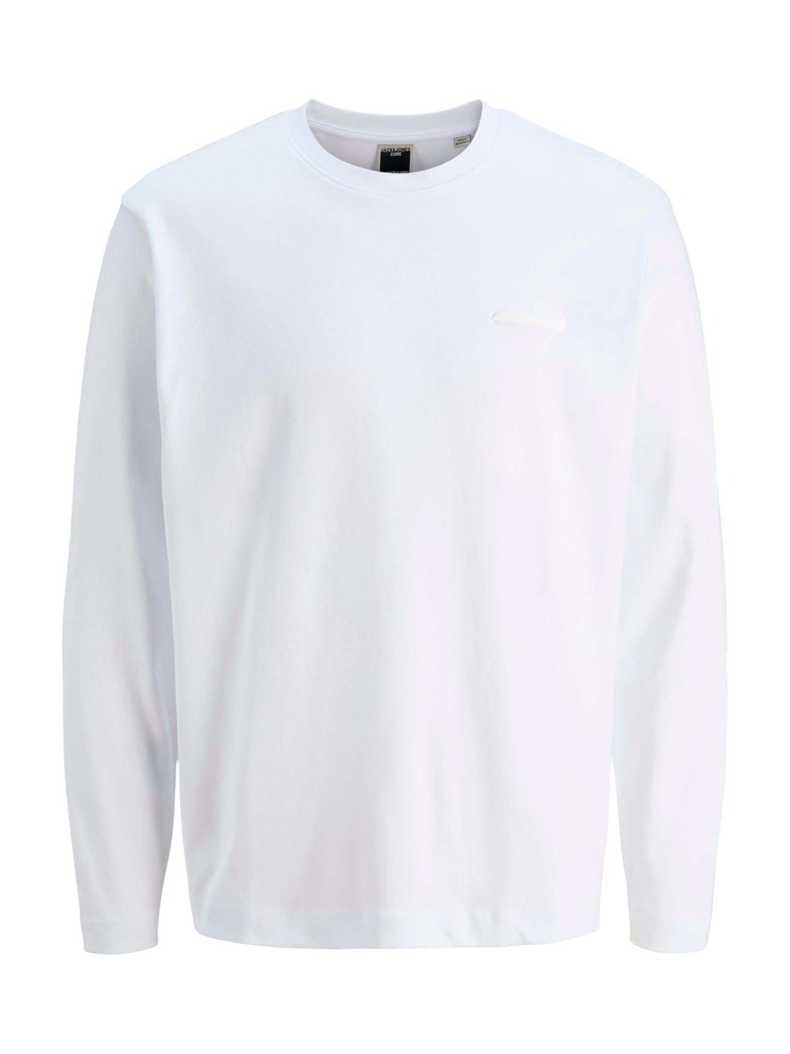 T-shirt Jack & Jones Fusion Bianco manica lunga 12282697 /Bright White JACK & JONES 