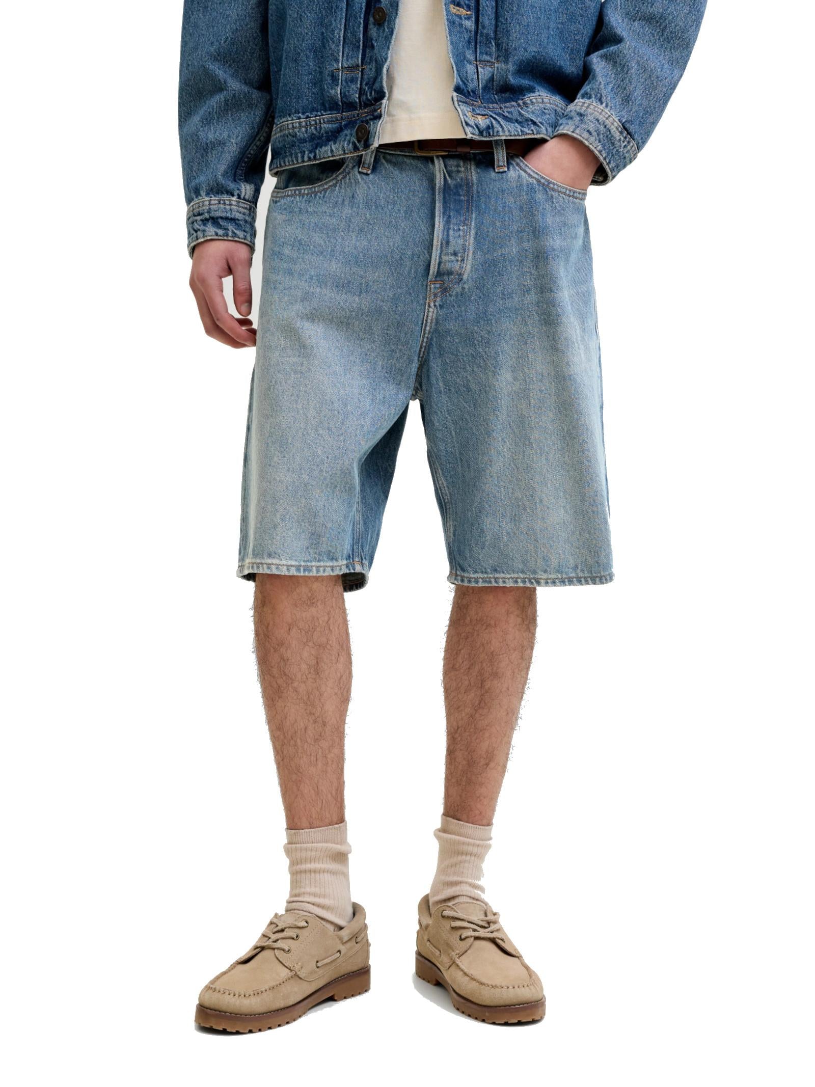 Bermuda Jack & Jones Blue Denim Alex Loose fit 12269532 /Blue Denim JACK & JONES 