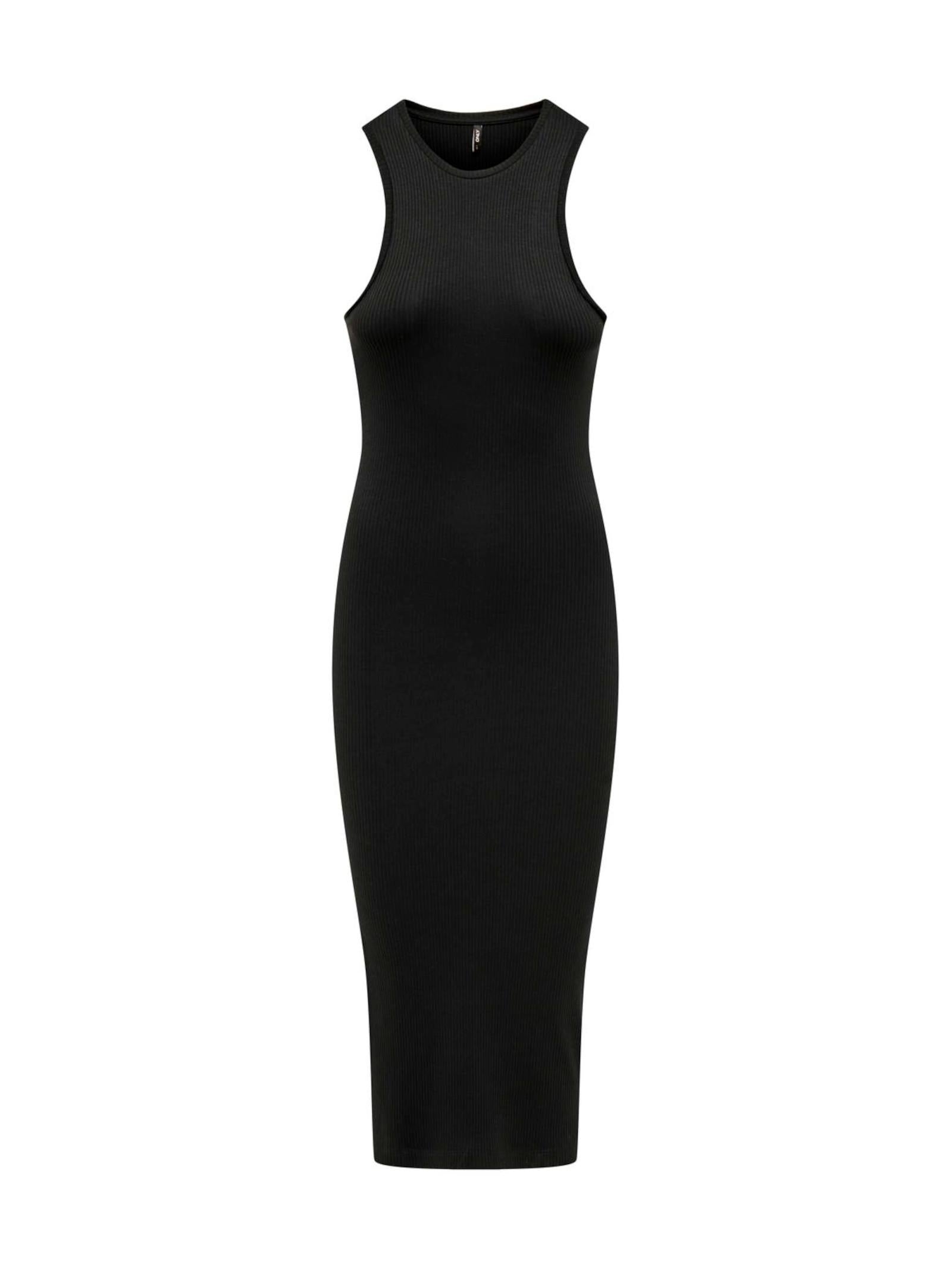 Abito Only Nero Belfast con spacco 15270619 /Black ONLY 