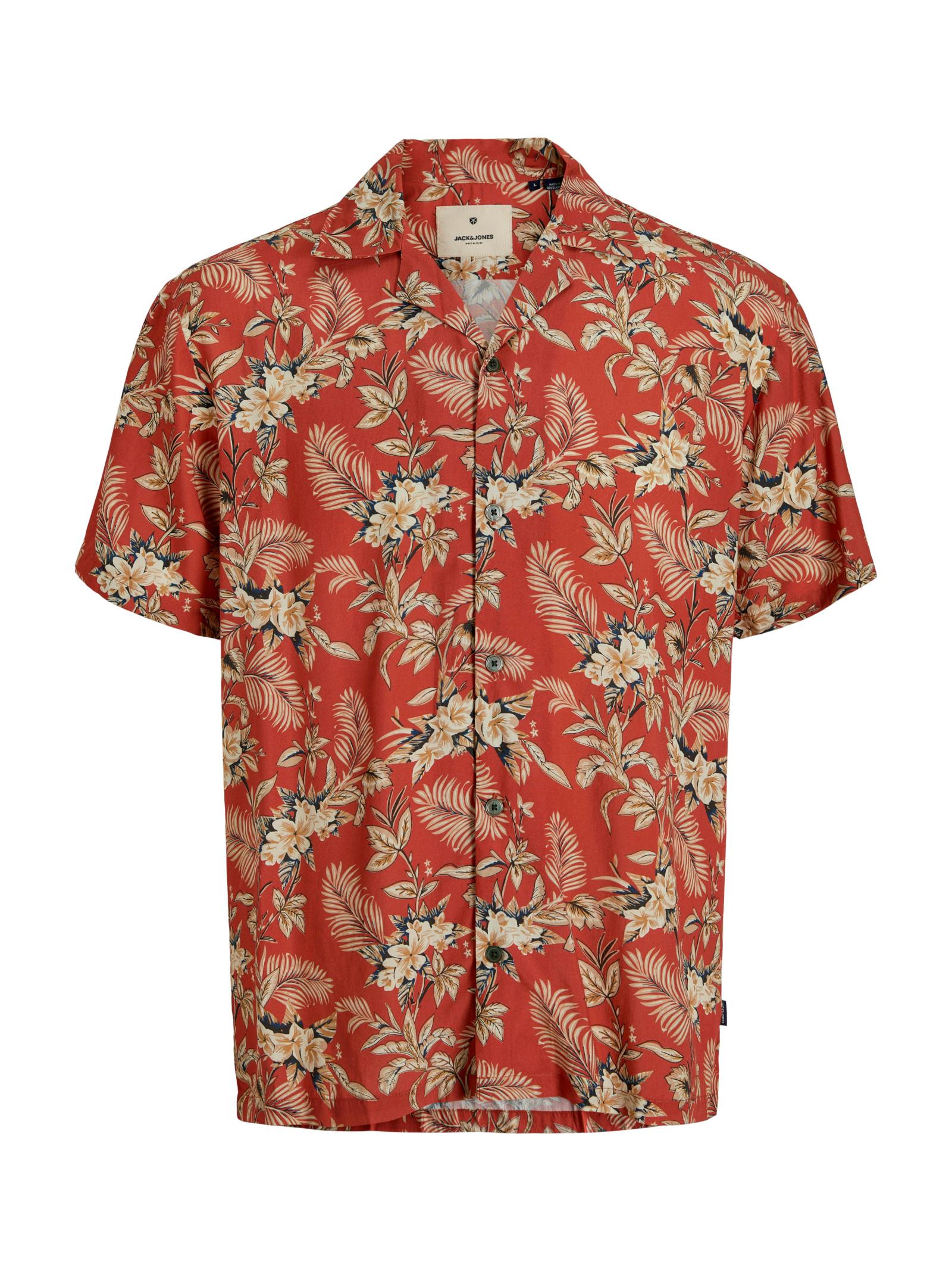Camicia Jack & Jones Mattone Endrix fantasia 12278994 /Tandoori Spice JACK & JONES 