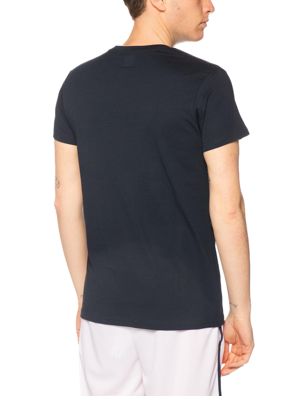 T-shirt Errea Blu Bianco con logo R33M0J 1900 ERREA 