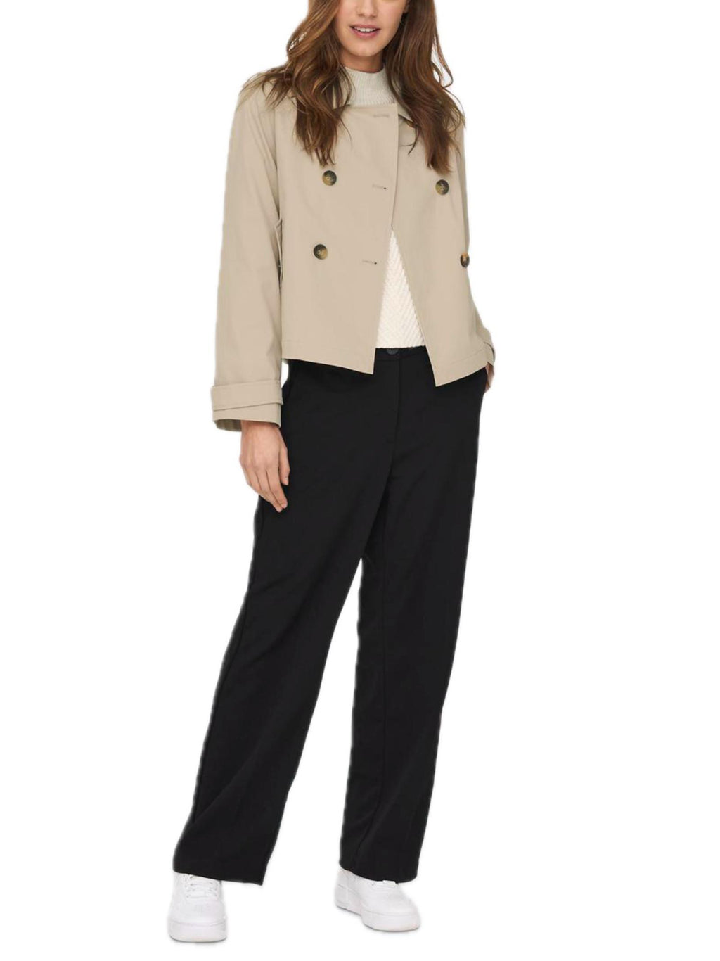 Trench Only Beige April corto 15274982 /Oxford Tan ONLY 