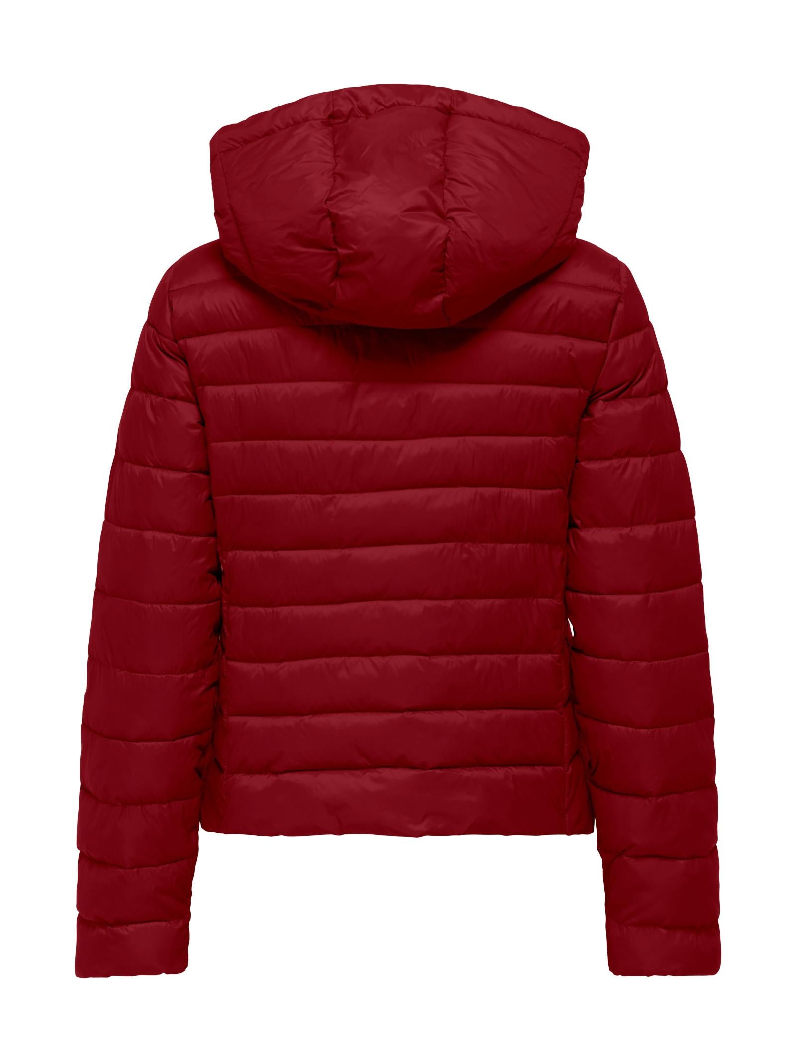 Piumino Only Taia Bordeaux<BR/> con cappuccio 15352020 /Cabernet ONLY 