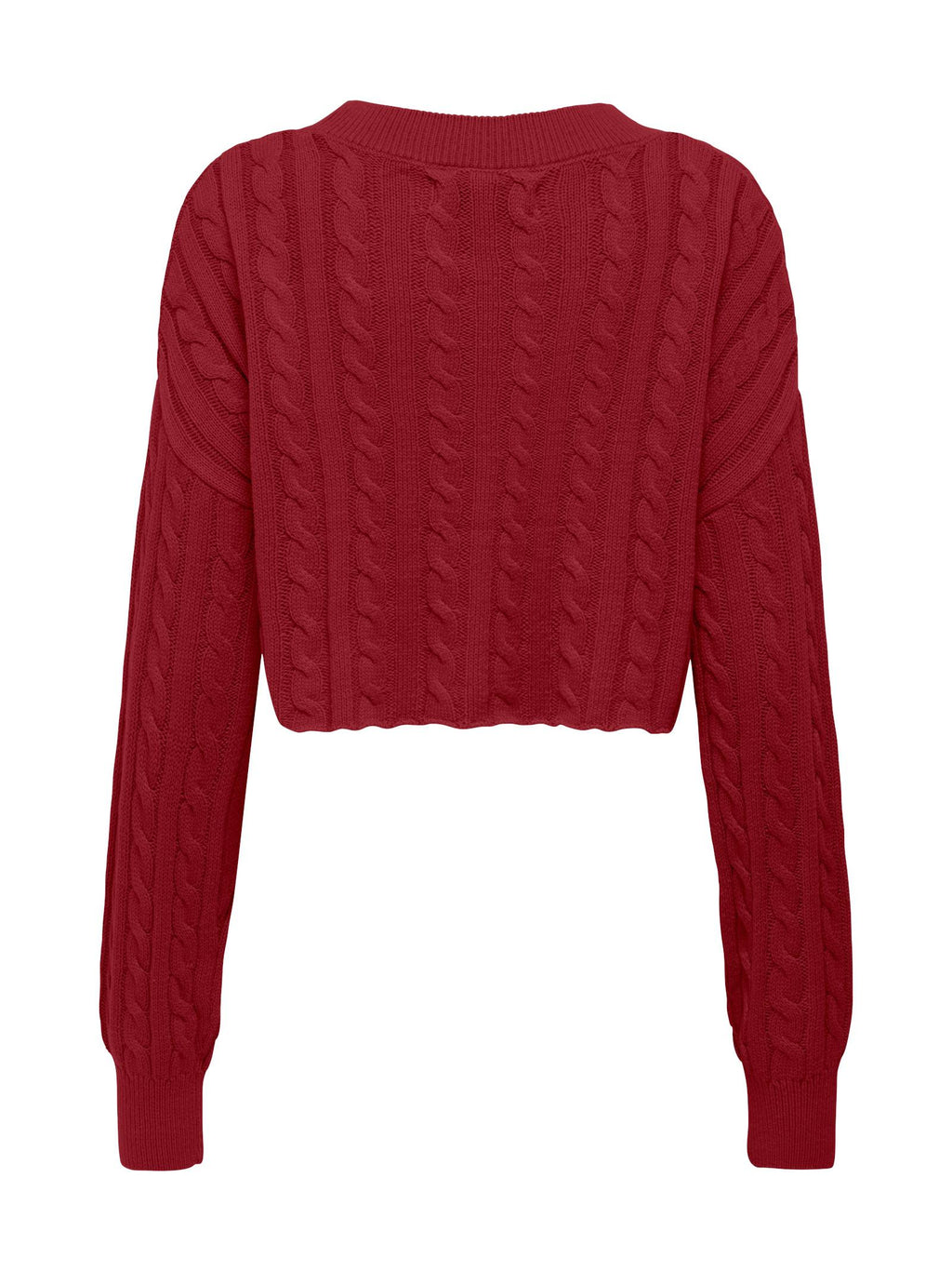 Maglia Only Birtie Bordeaux Cropped 15350742 /Cabernet ONLY 