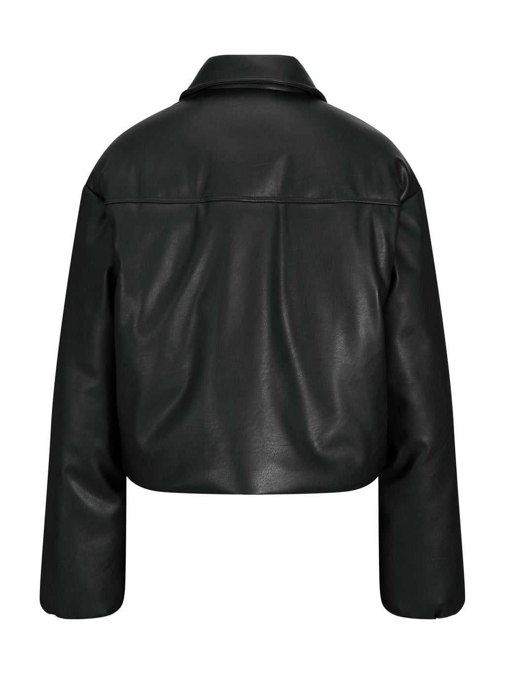 Bomber JJXX Cala Nero in ecopelle 12282020 /Black JJXX 