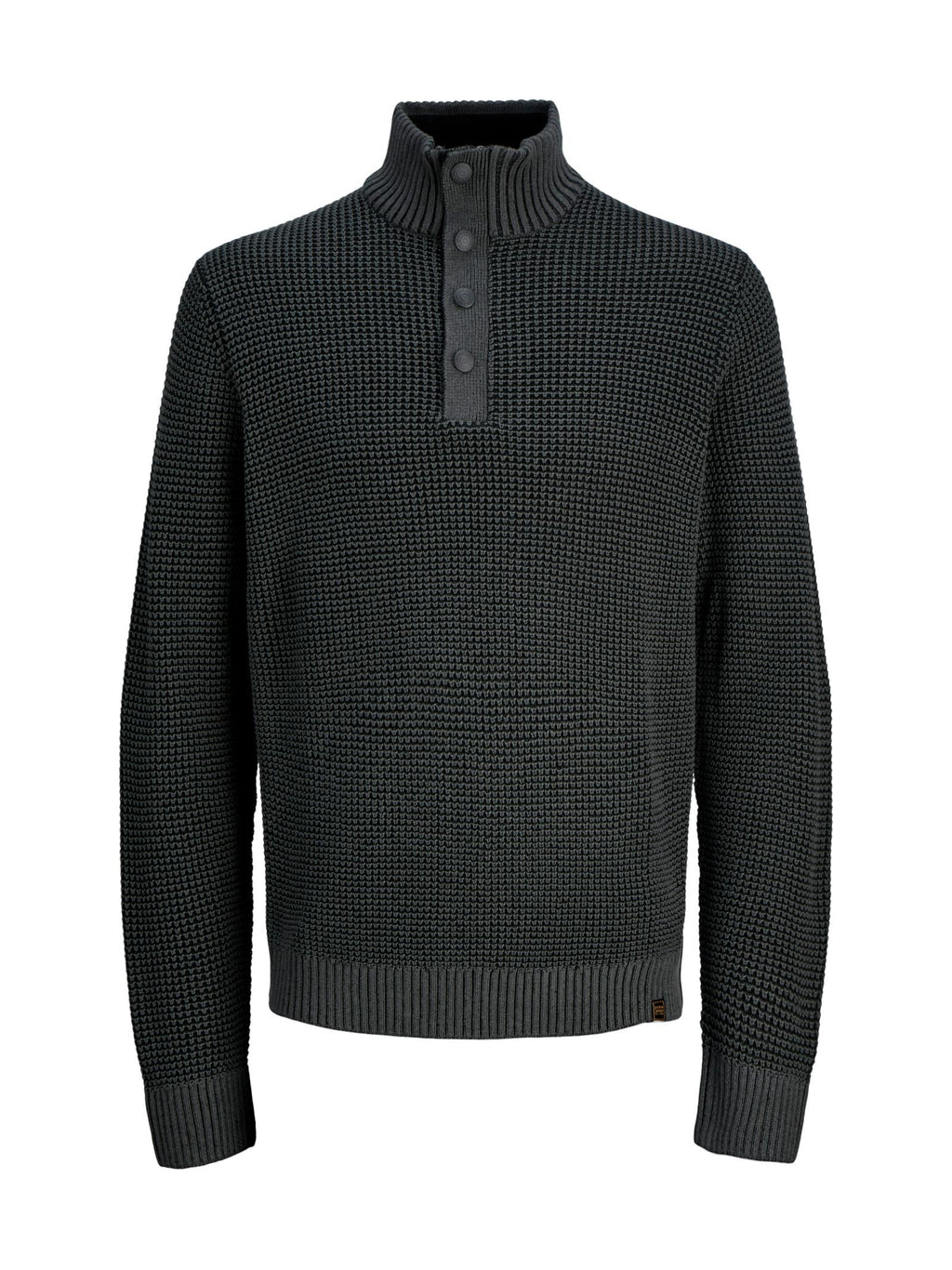 Maglia Jack & Jones Ethan Nero collo alto 12278965 /Black JACK & JONES 