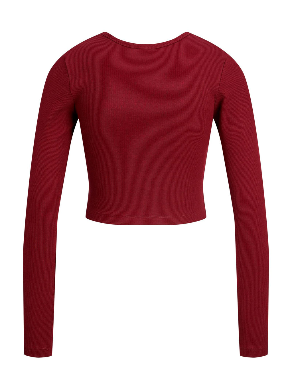 T-shirt JJXX Feline Bordeaux manica lunga