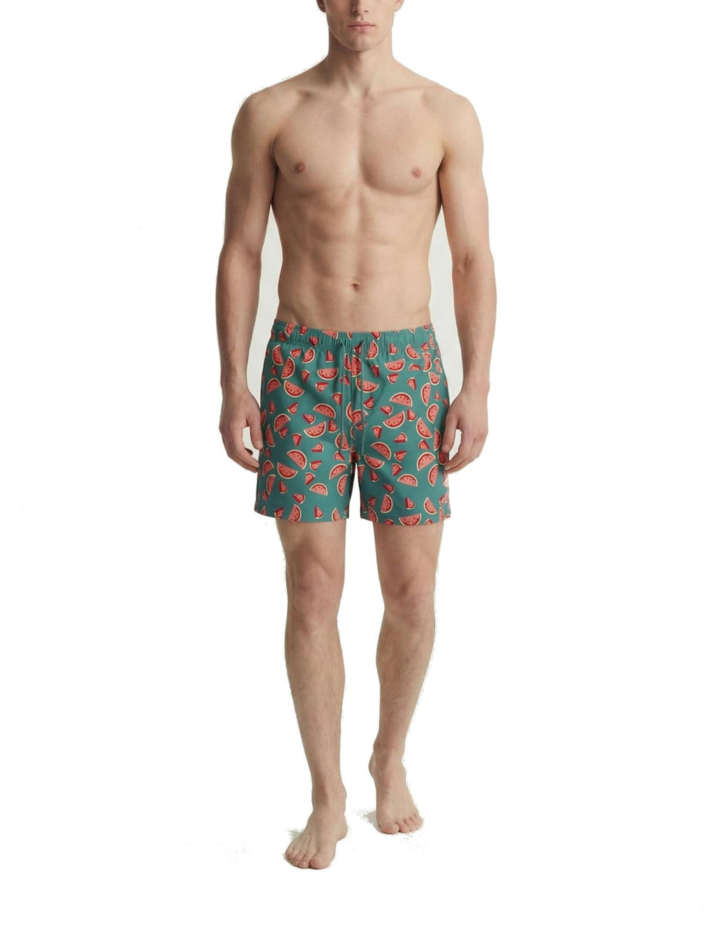 Costume Jack & Jones Maui Verde rosso fantasia 12291426 /Colonial Blue JACK & JONES 