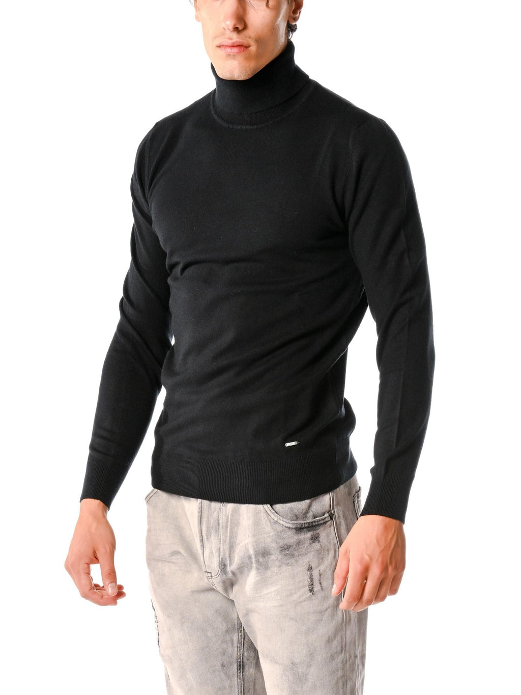 Maglia Gianni Lupo Nero dolcevita GL33500 NERO GIANNI LUPO 