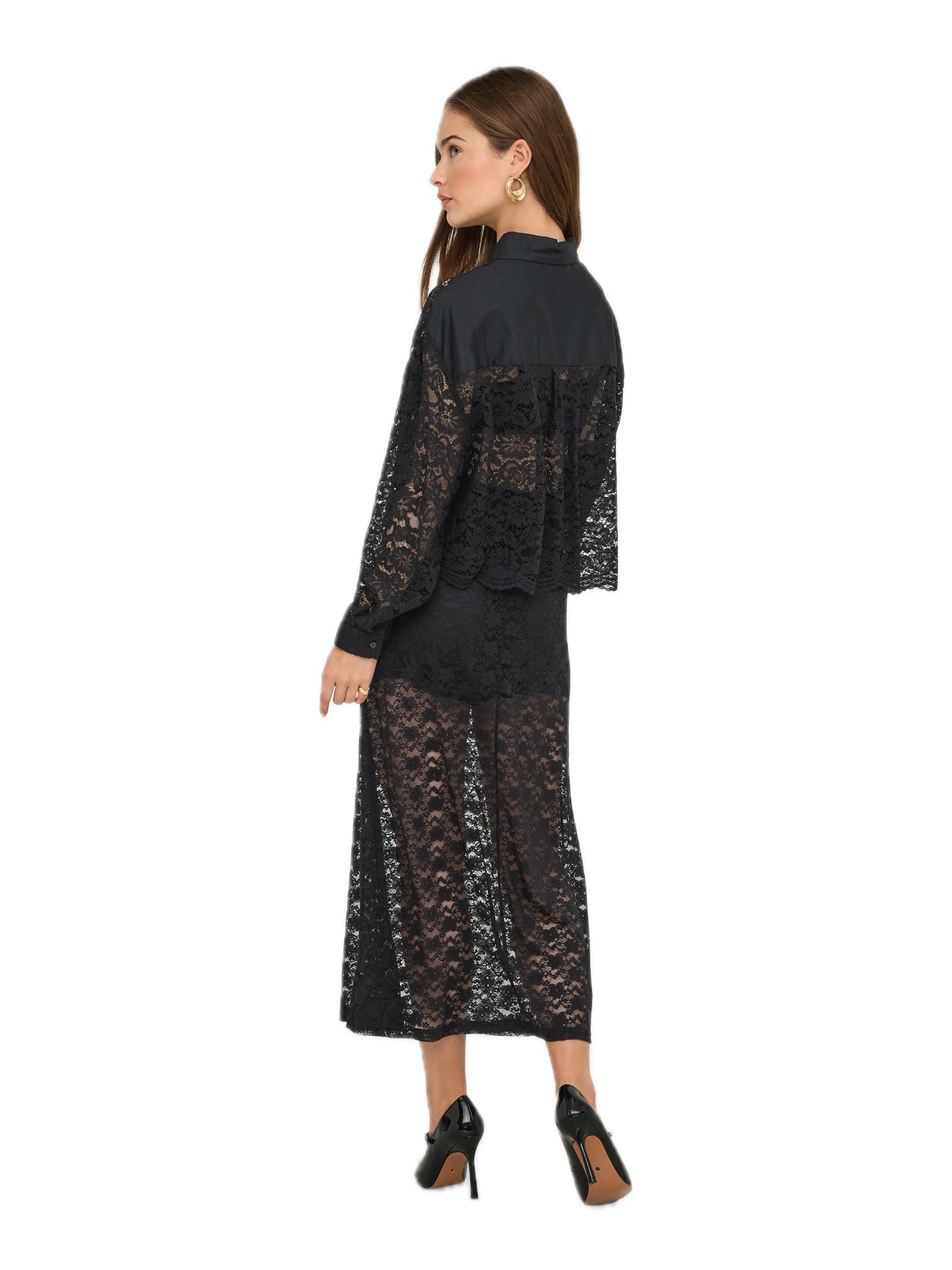 Camicia Only Lilli Nero trasparente 15356977 /Black ONLY 