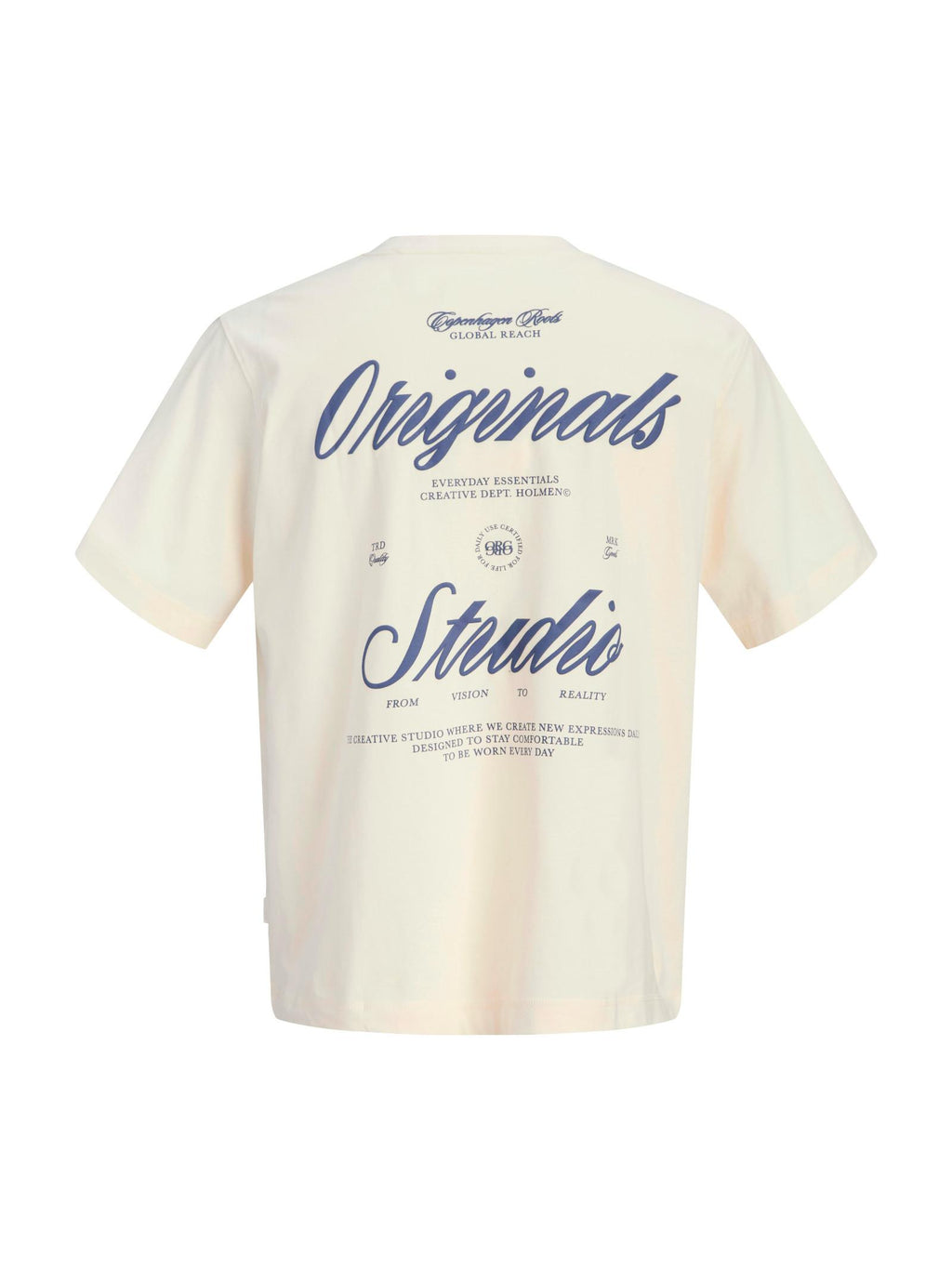 T-shirt Jack & Jones Crema Ebro relaxed 12282898 /Antique White JACK & JONES 