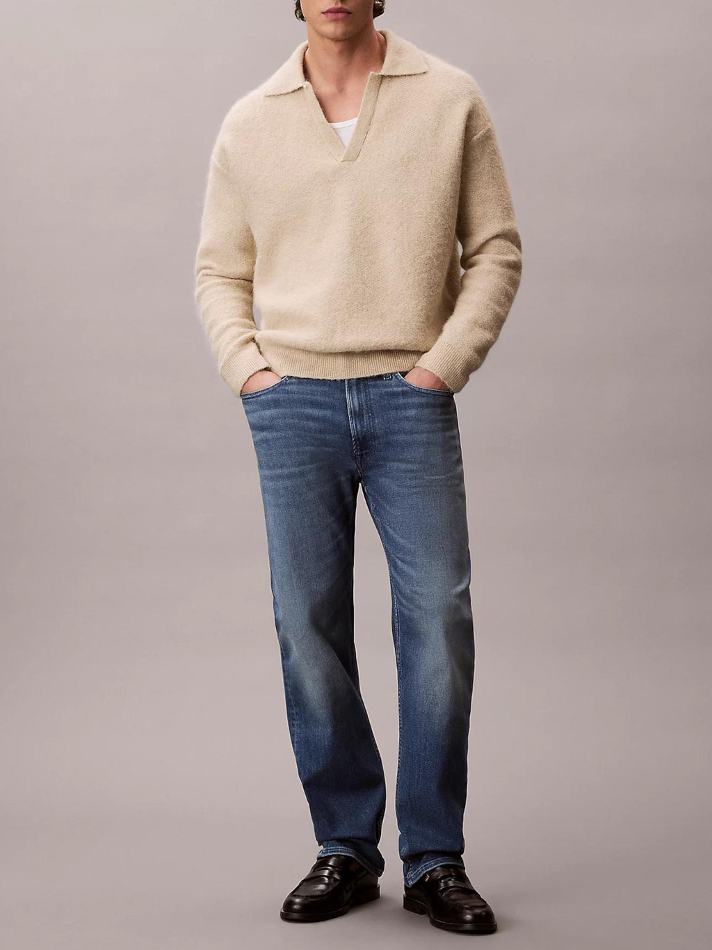 Jeans Calvin Klein Blue Denim Straight LV04RE782G 59N CALVIN KLEIN 