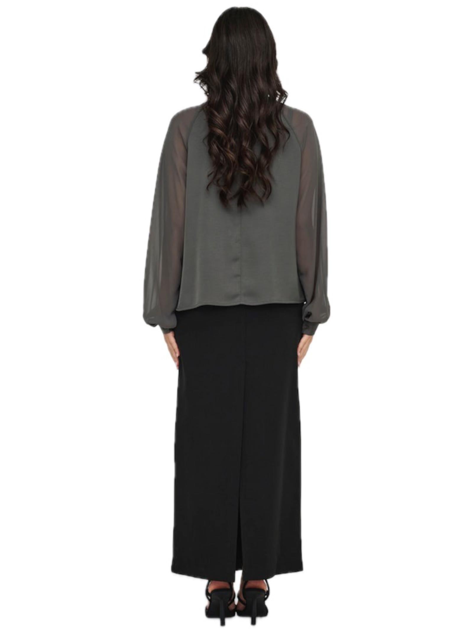 Blusa JDY Antracite manica lunga