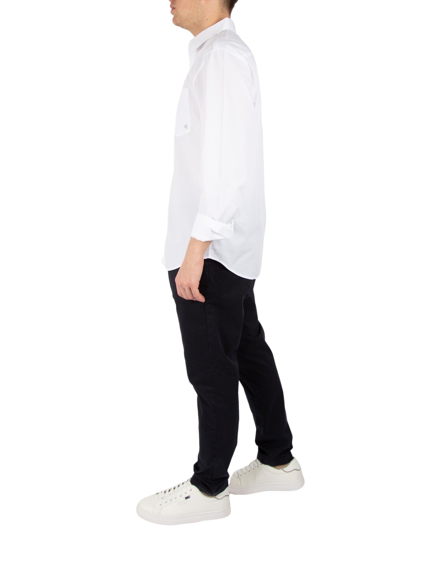 Camicia Calvin Klein Bianco poplin LV040QM160 YAA CALVIN KLEIN JEANS 