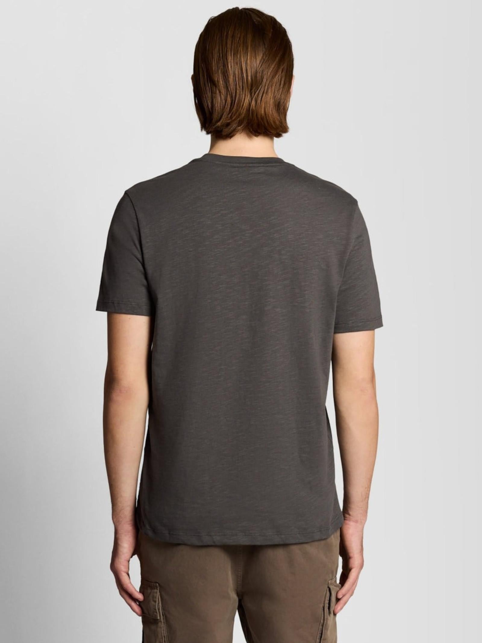 T-shirt Lyle & Scott Antracite Logo fiammata TS2401V GUN METAL LYLE & SCOTT 