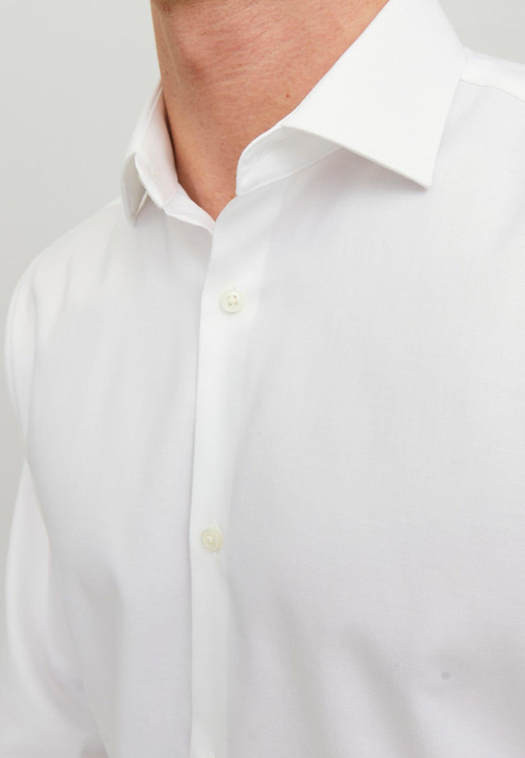 Camicia Jack & Jones Parker Bianco No Stiro 12227385 /White JACK & JONES 