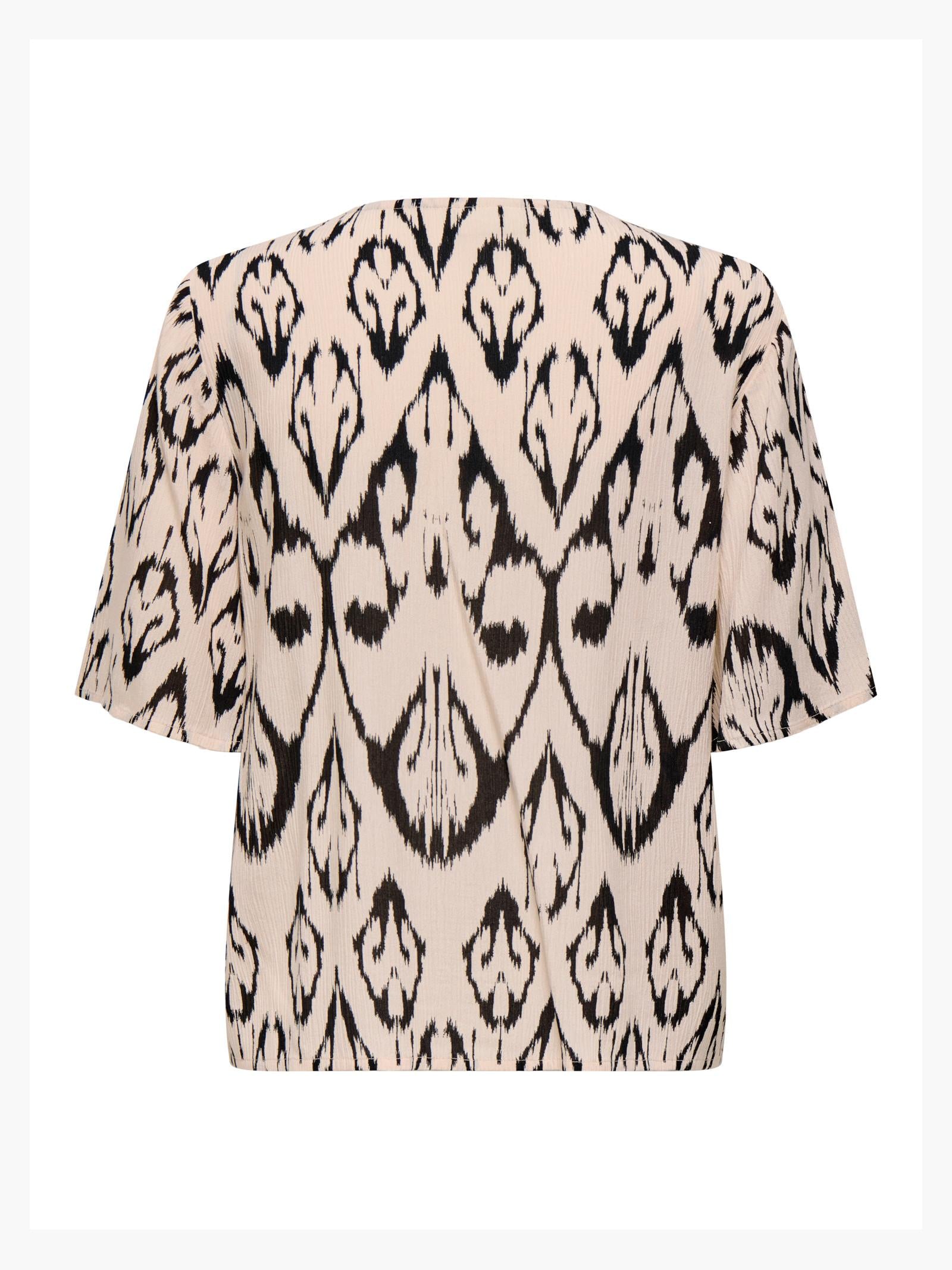 Blusa Jacqueline De Yong Beige Bree stampa 15347254 /Cement JDY 