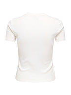 T-shirt Only Bianco rosa Princess fiore 15375782 /Pink Cloud Dancer ONLY 
