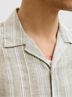 Camicia Jack & Jones Verde salvia Summer Lino 12291964 /Mermaid JACK & JONES 
