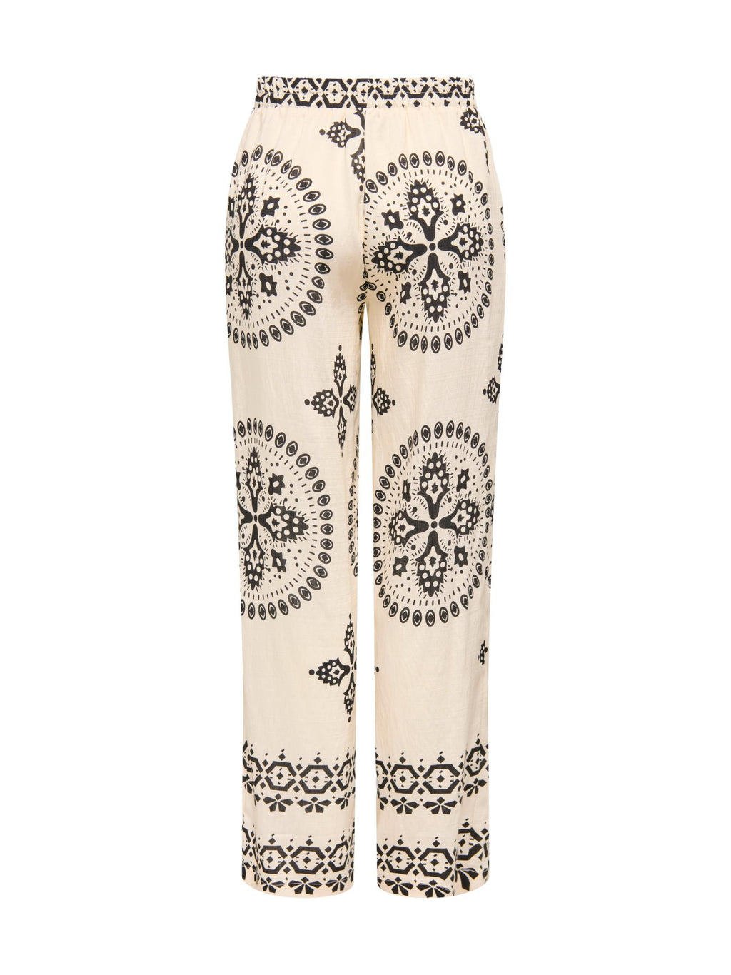 Pantalone Only Panna Nero Izzy fantasia 15373614 /Black Cloud Dancer ONLY 