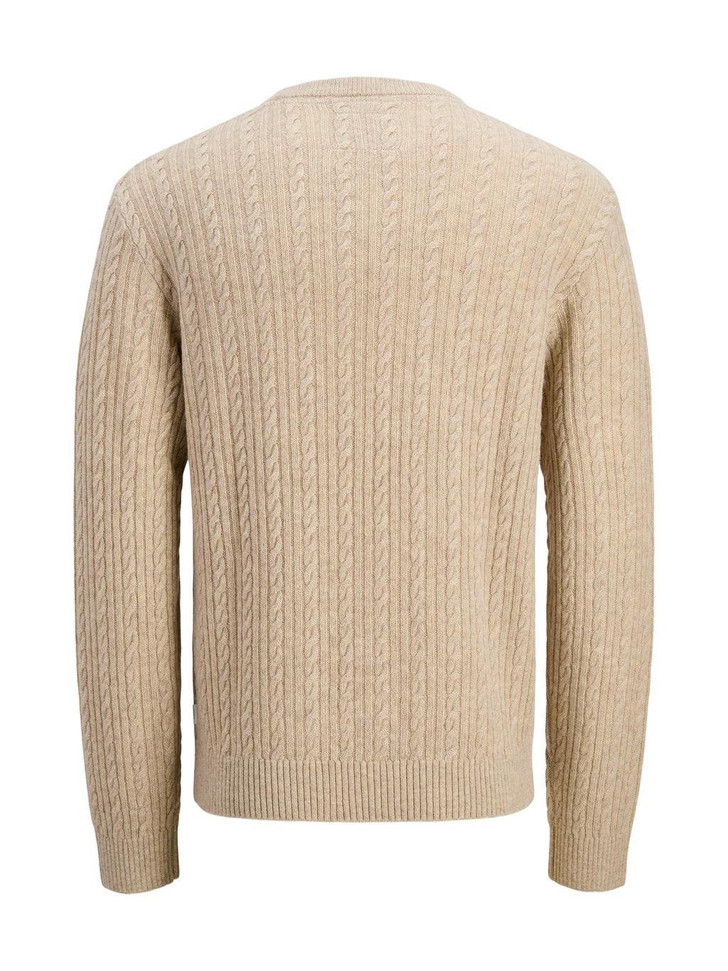 Maglia Jack & Jones Clambs Beige trecce 12282175 /Silver Lining JACK & JONES 