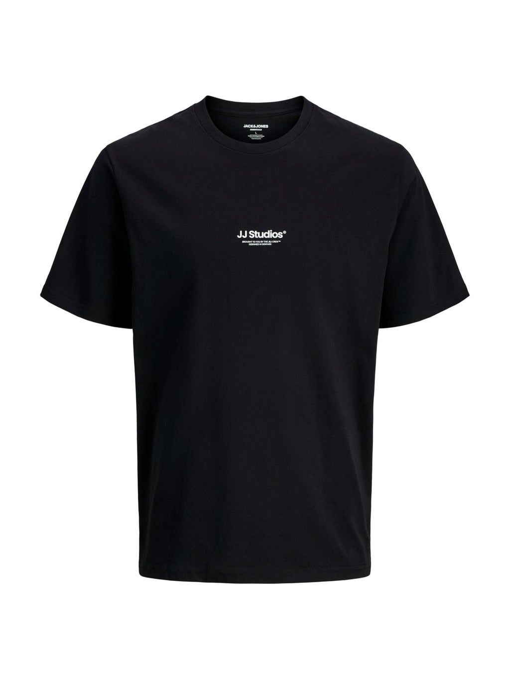 T-shirt Jack & Jones Soho Nero con mino logo gommato 12278787 /Black JACK & JONES 