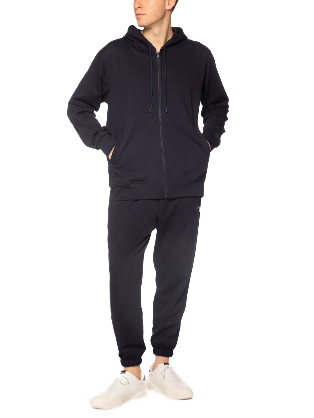 Felpa Superculture Blu zip cappuccio ERIK-I BLU SUPERCULTURE 