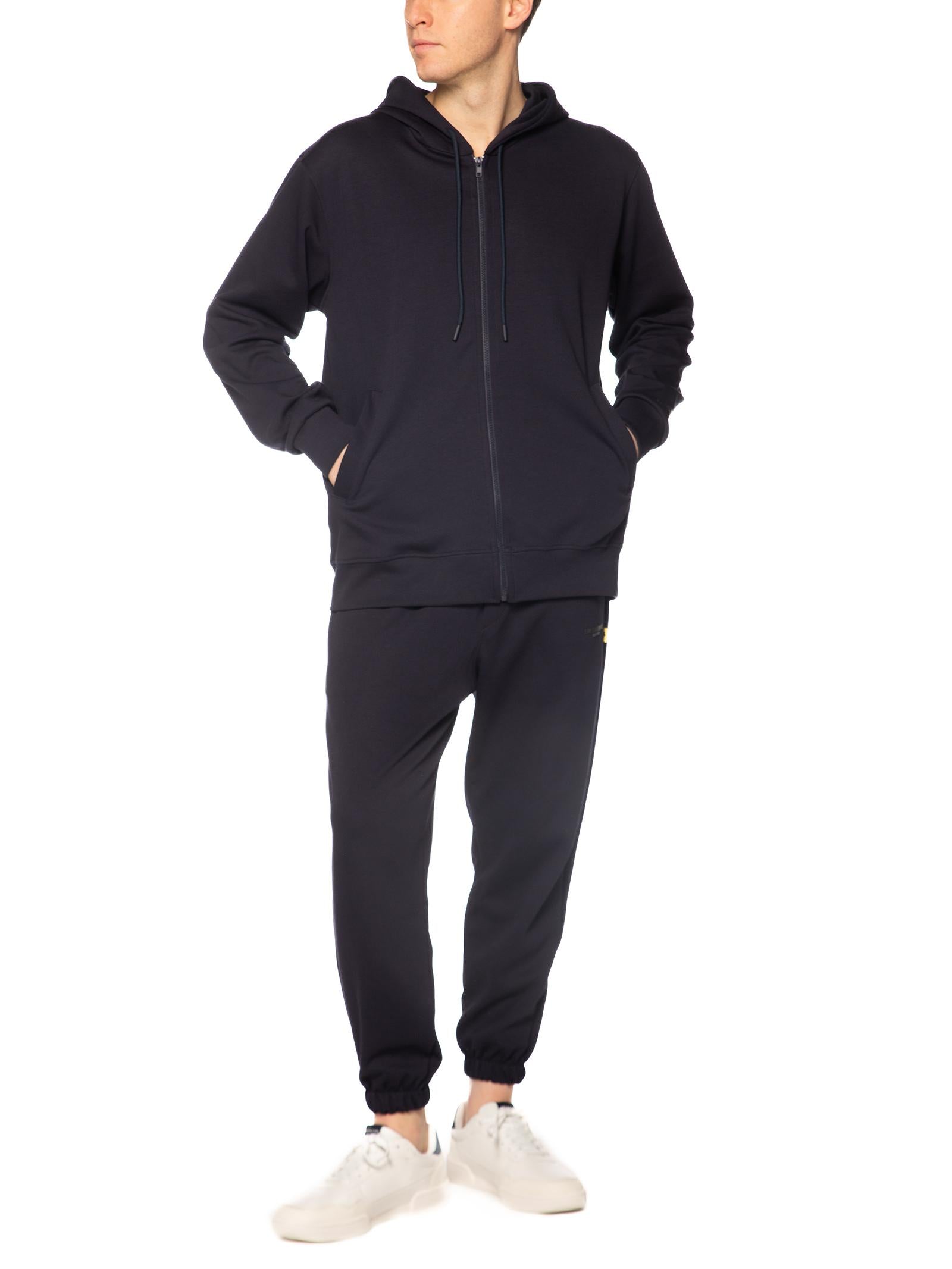 Felpa Superculture Blu zip cappuccio ERIK-I BLU SUPERCULTURE 