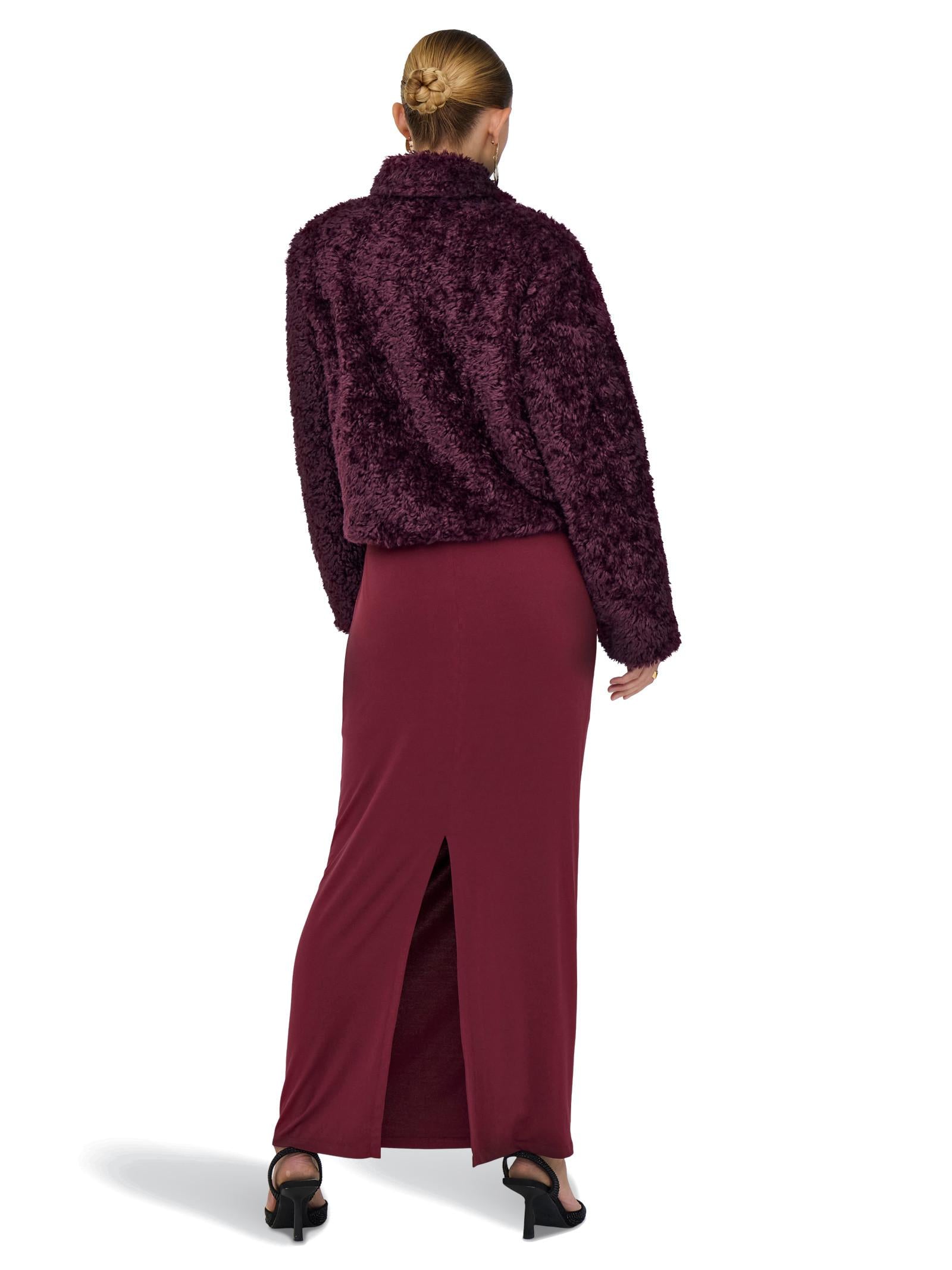 Giubbotto Only Ginny Vinaccia teddy 15352795 /Mauve Wine ONLY 