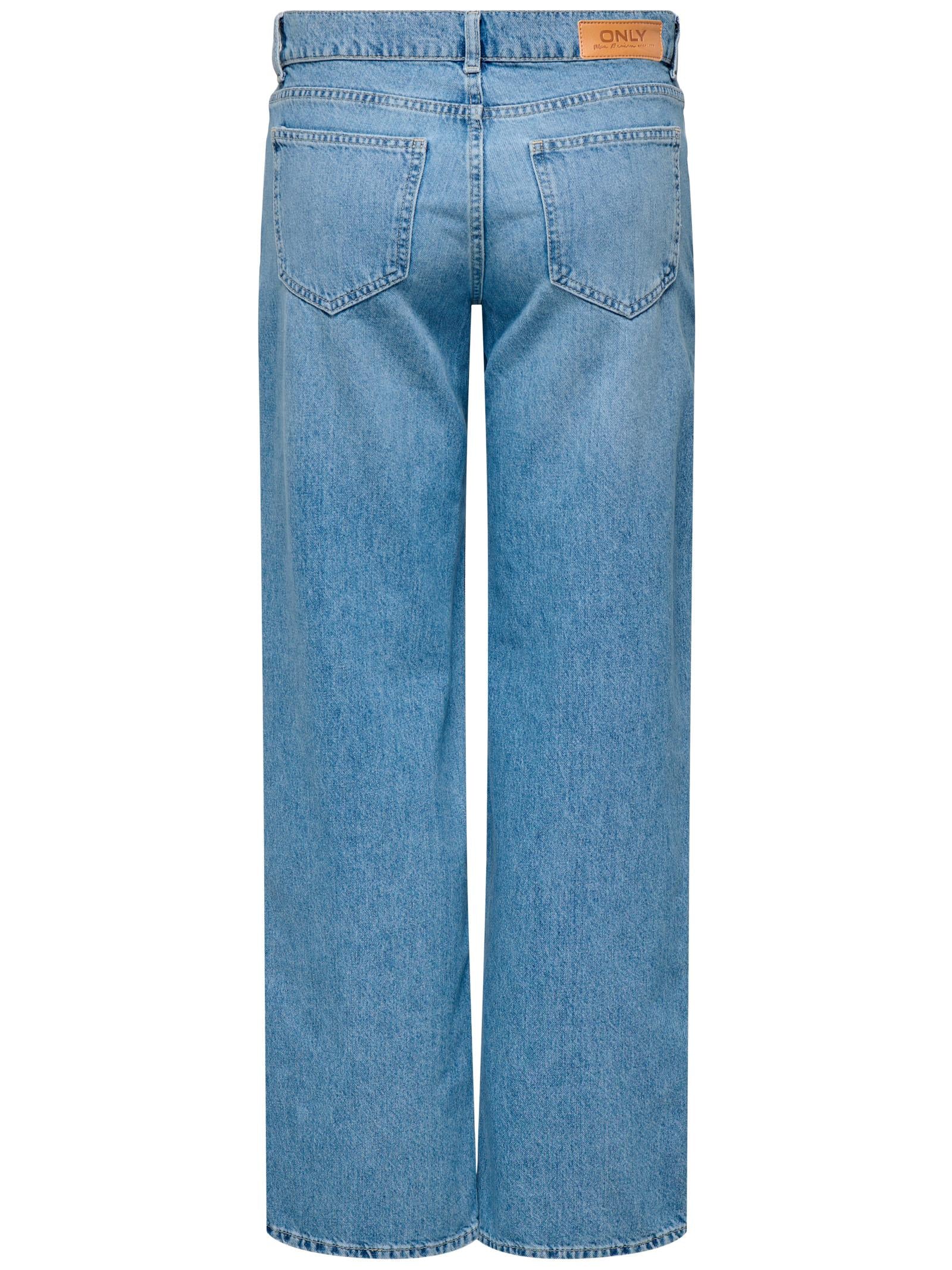 Jeans Only Blue Denim Brenda Straight fit 15345428 /Light Medium Blue Denim ONLY 