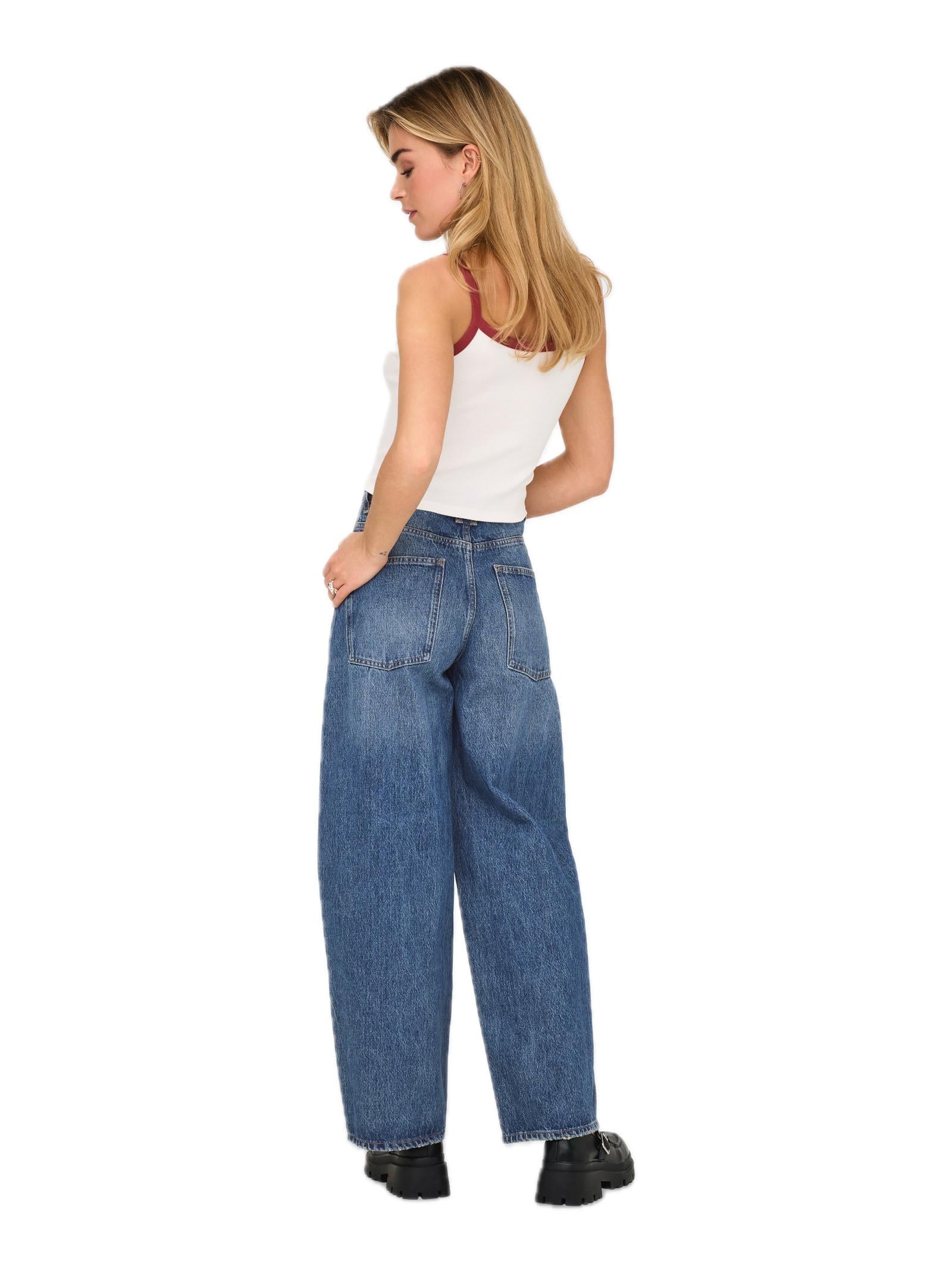 Jeans Only Taylor Dark Blue Barrel 15352198 /Dark Blue Denim ONLY 
