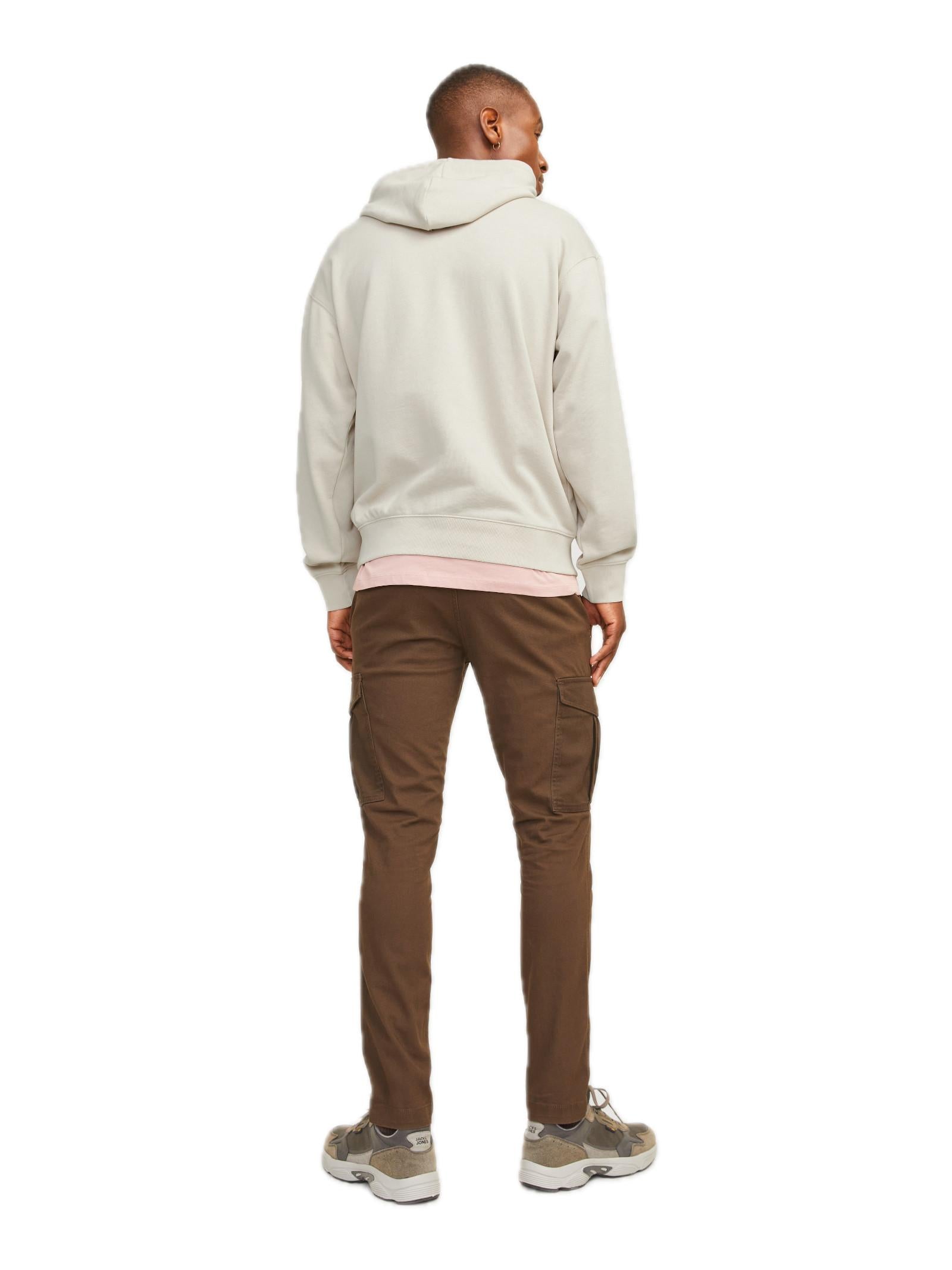 Felpa Jack & Jones Charge Beige con cappuccio 12257852 /Moonbeam JACK & JONES 