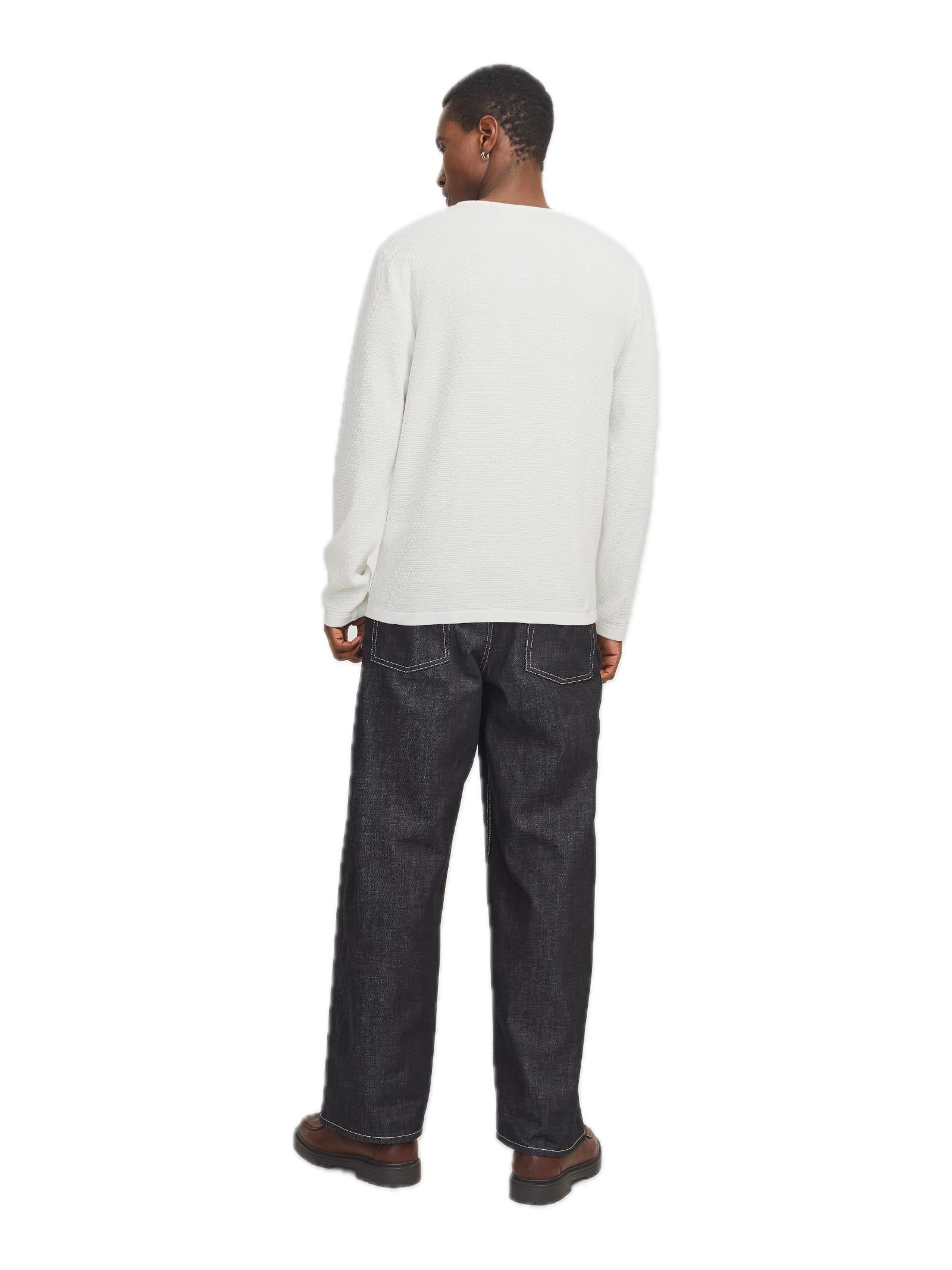 Maglia  Jack & Jones Giorgio Bianco 12268279 /Cloud Dancer JACK & JONES 