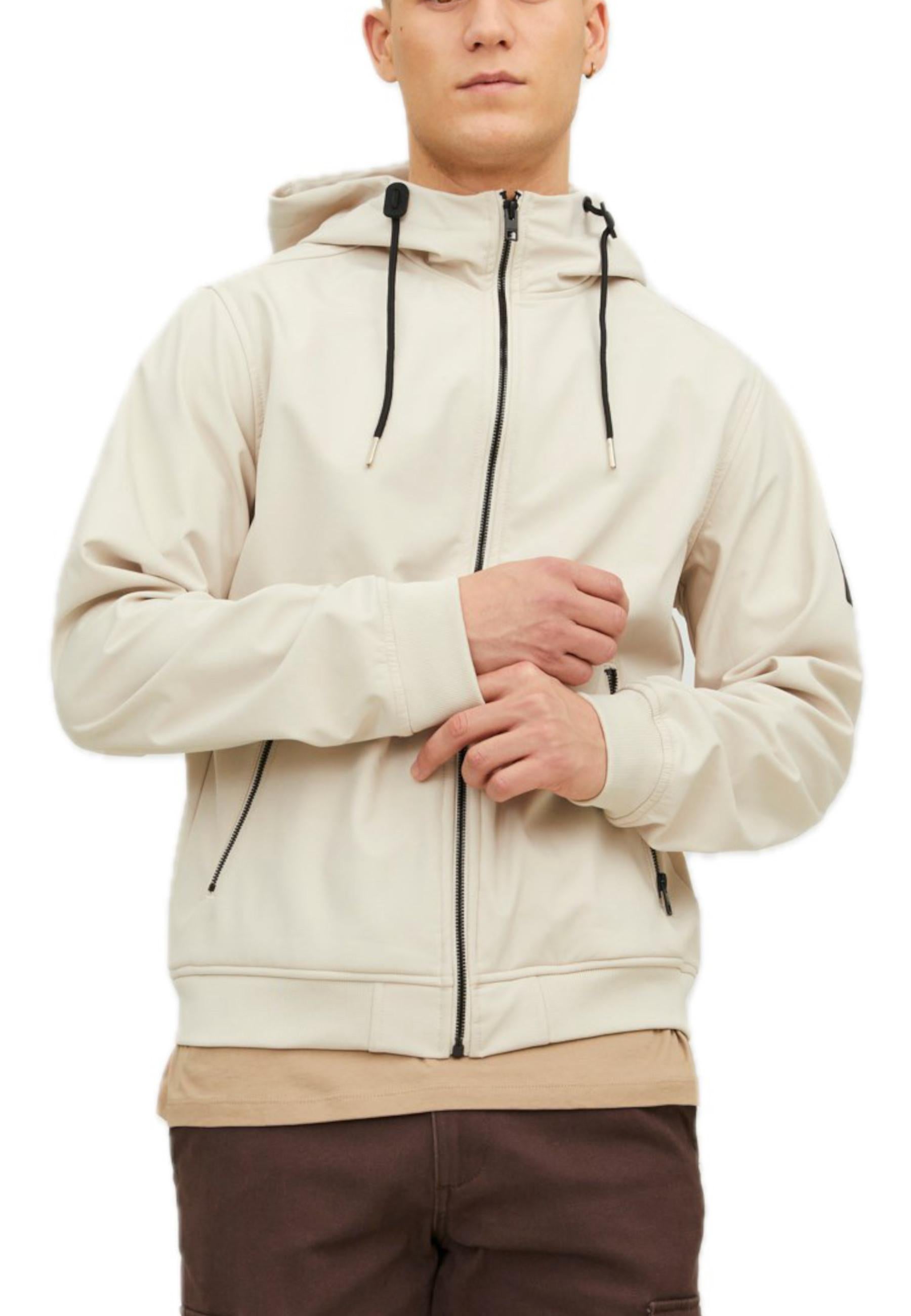 Giubbotto Jack & Jones Beige con cappuccio