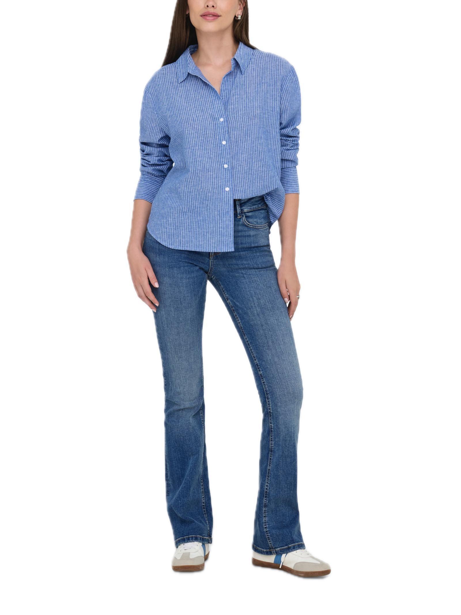 Jeans Jacqueline De Yong Fina Medium blue flared 15354218 /Medium Blue Denim JDY 