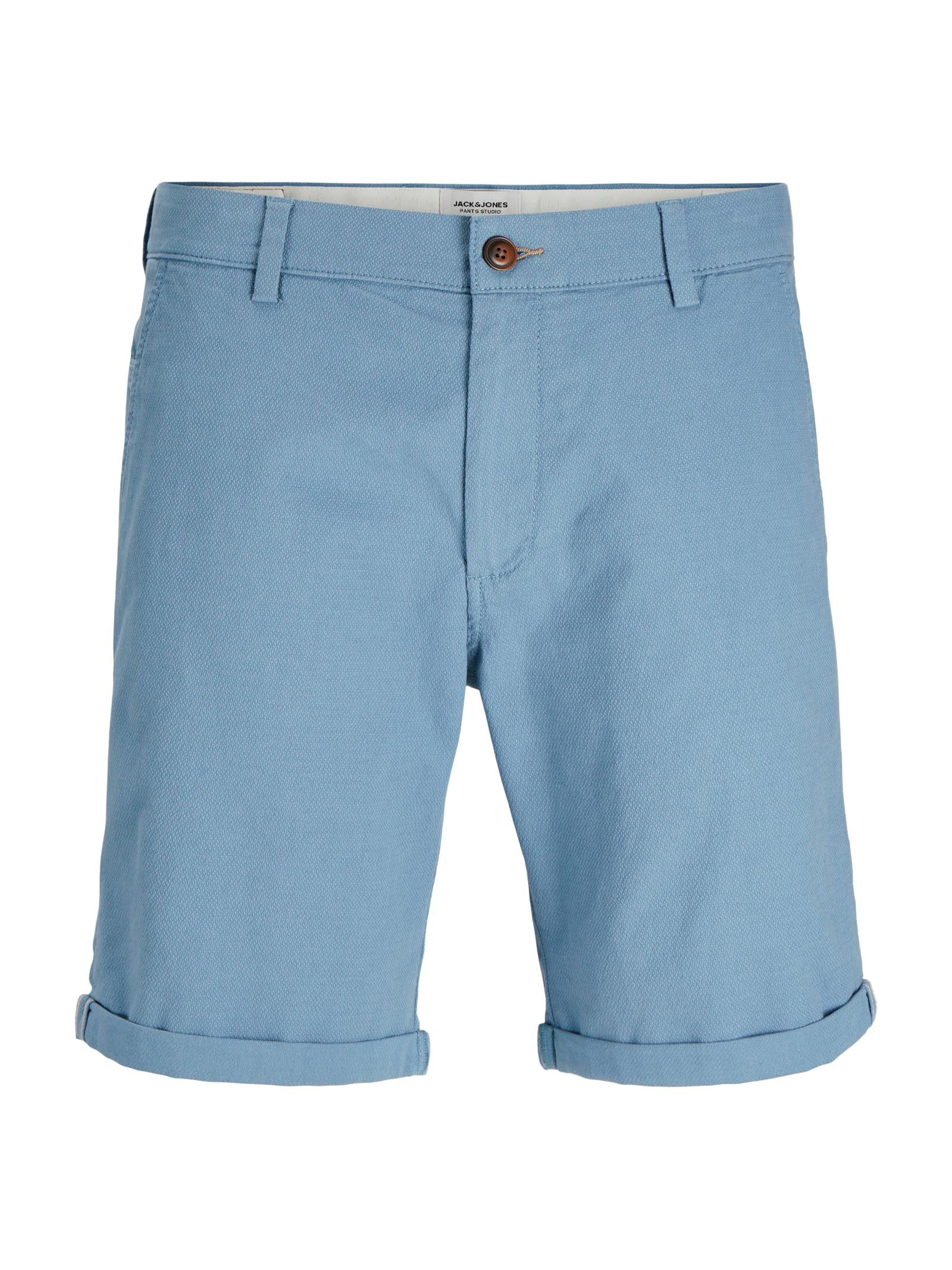 Bermuda Jack & Jones Fury Celeste chino corti operati<BR/> 12206889 /Blue Mirage JACK & JONES 