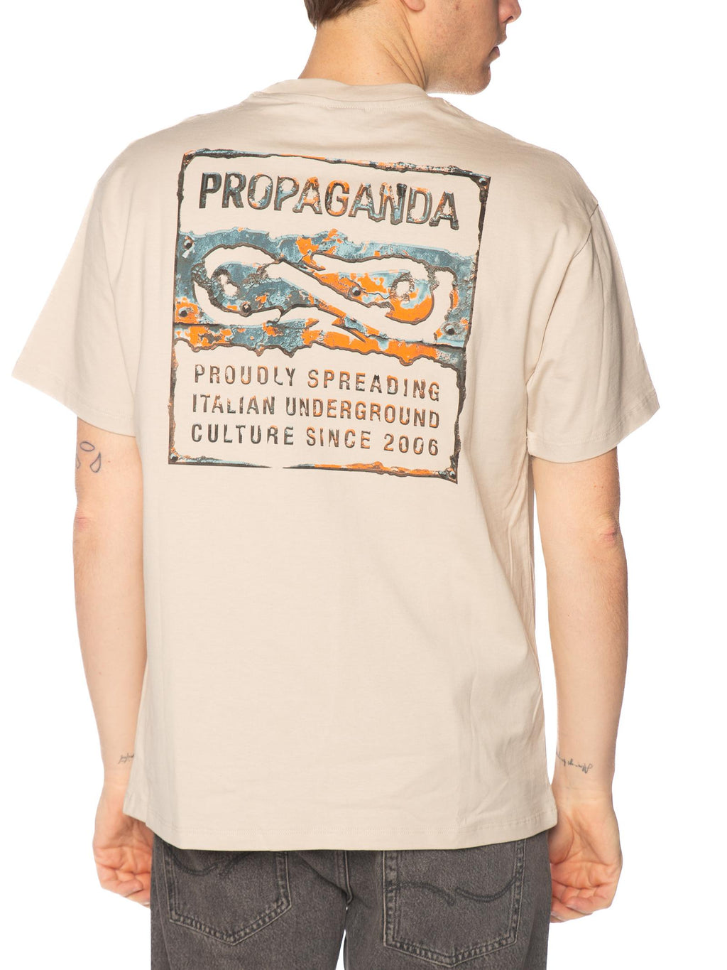 T-shirt Propaganda Beige Label rust TS651 BEIGE PROPAGANDA 