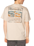 T-shirt Propaganda Beige Label rust TS651 BEIGE PROPAGANDA 