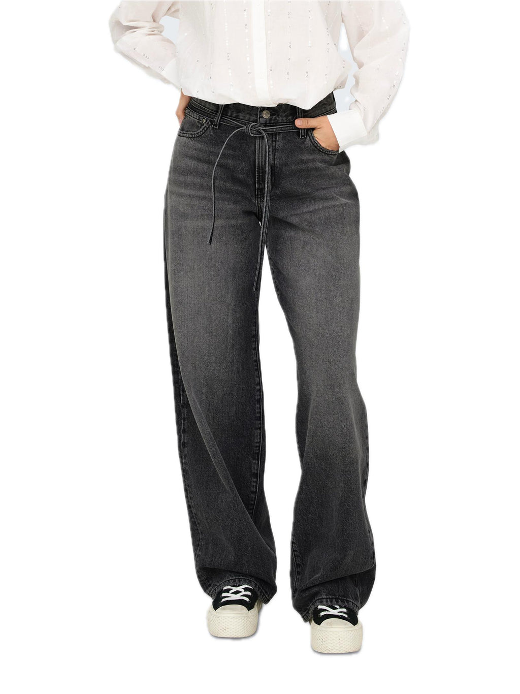 Jeans Only Gianna Antracite Balloon fit 15347094 /Washed Black ONLY 
