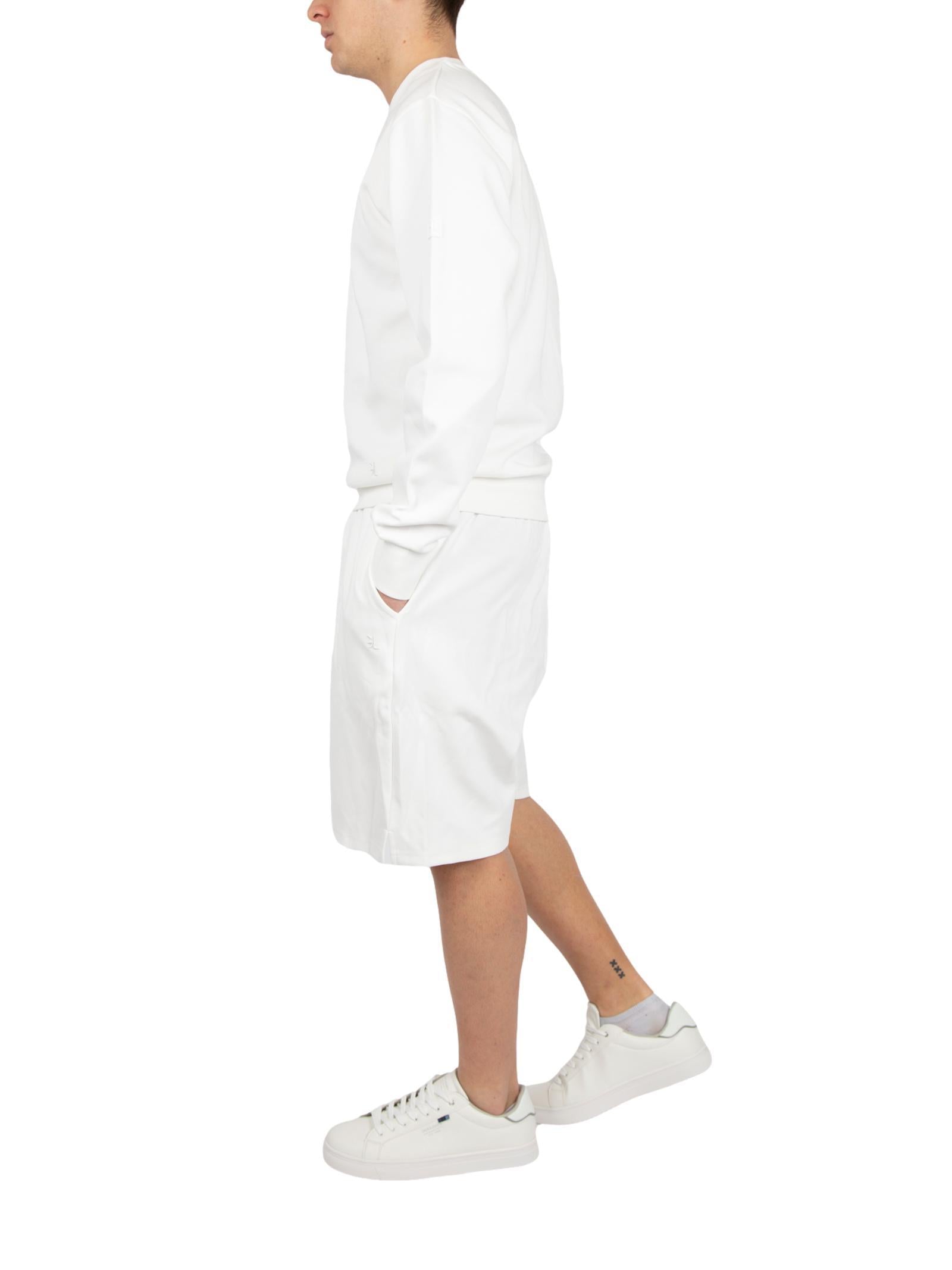 Bermuda Gianni Lupo Bianco basic in felpa GL2127F WHITE GIANNI LUPO 