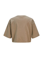 T-shirt JJXX Beige Andrea cropped 12270673 /Brindle JJXX 