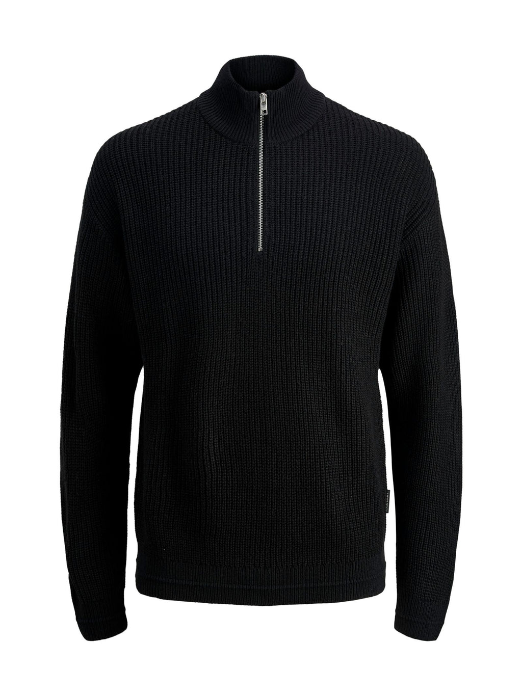 Maglia Jack & Jones Kaito Nero mezza zip 12278959 /Black JACK & JONES 