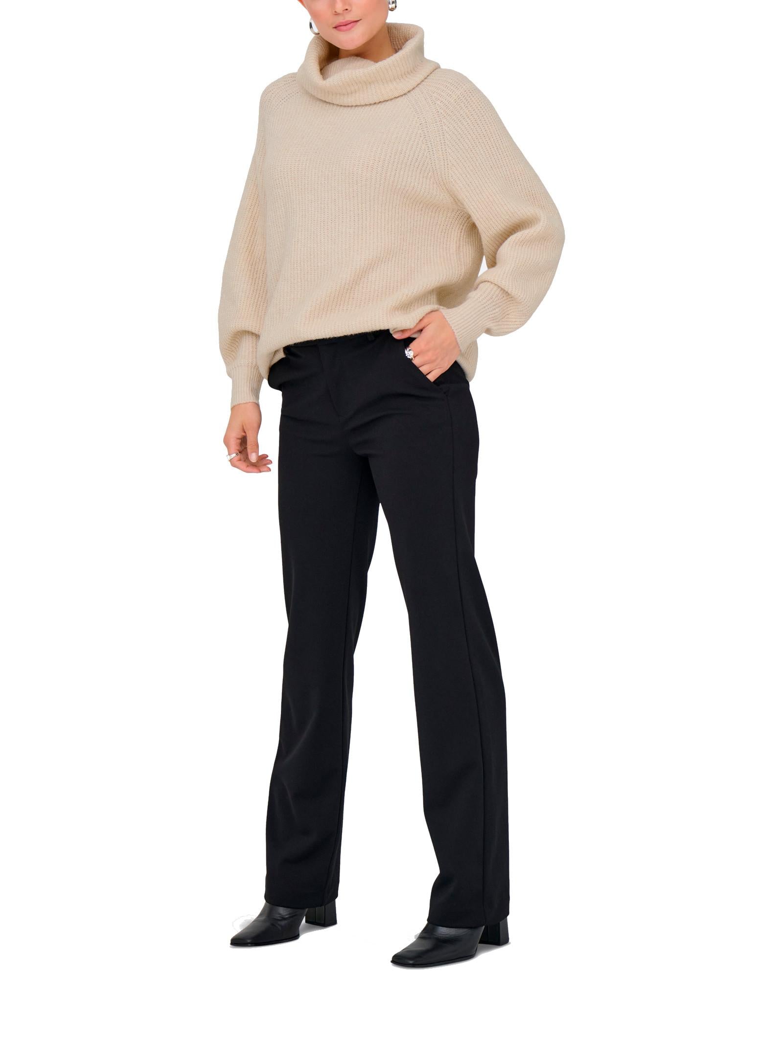 Maglia Only Whitney Panna collo alto 15353187 /Pumice Stone ONLY 