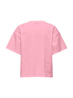 T-shirt Only Rosa Terza Cropped 15343834 /Romance Rose ONLY 