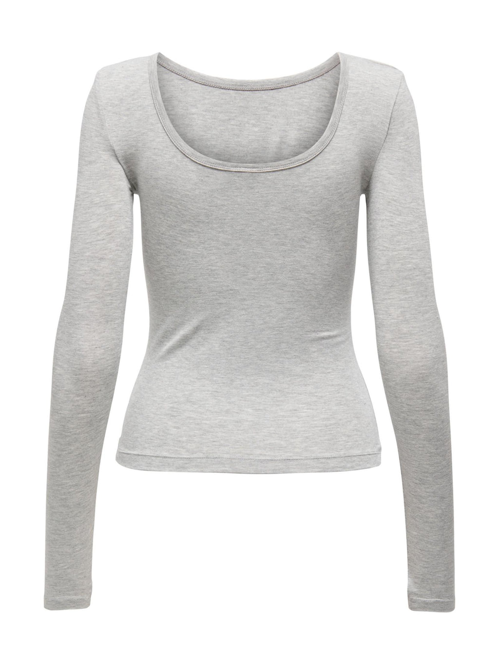 T-shirt JDY Mila Grigio basic 15364517 /Light Grey Melange JDY 