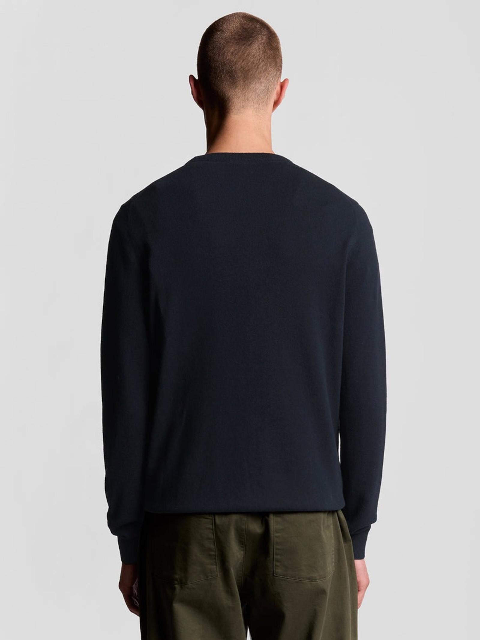 Maglia Lyle & Scott Blu girocollo KN2136V DARK NAVY LYLE & SCOTT 