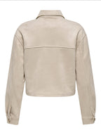 Giacca Only Belicia Beige scamosciata 15362889 /Pumice Stone ONLY 